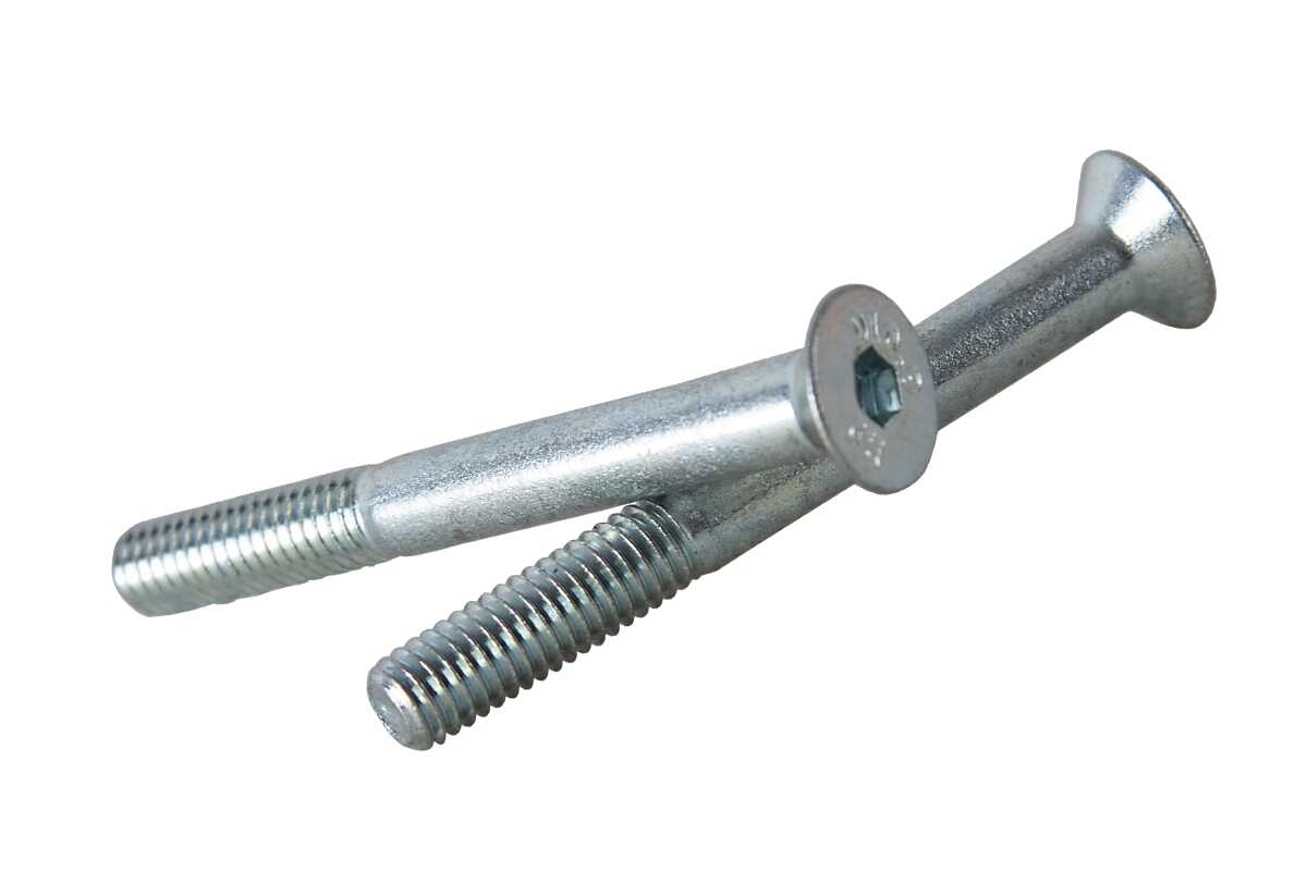 Гвинт, головка потайна M6x120 8.8 шліц шестигранний (INBUS), цинк